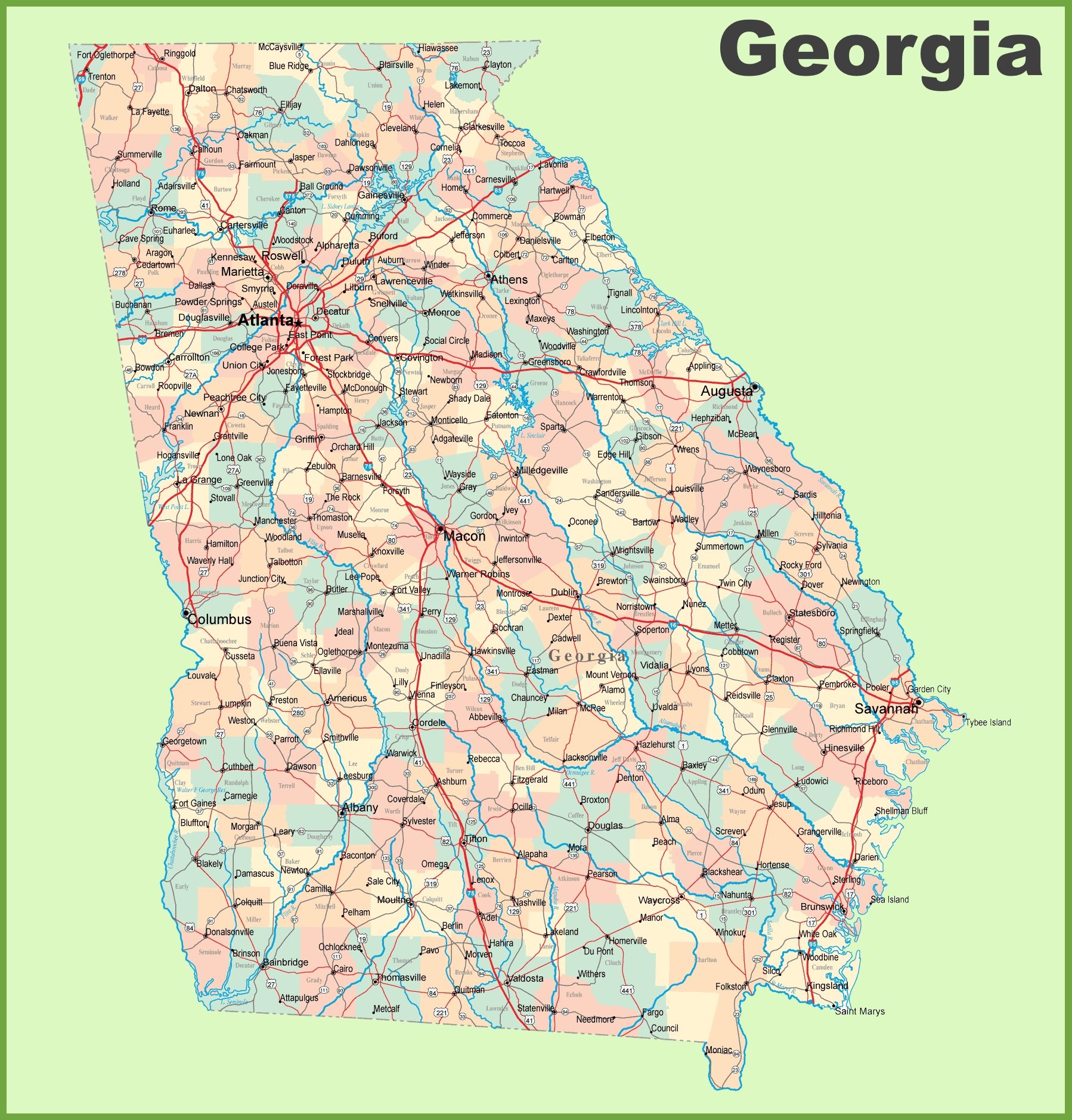 Free printable map georgia, Download Free printable map georgia png images, Free Worksheets on Clipart Library free-printable-map-georgia-download-free-printable-map-georgia-png-images-free-worksheets-on-clipart-library