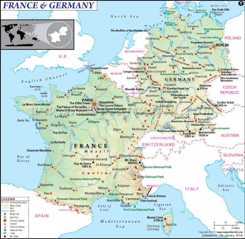 printable map germany cities towns