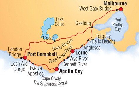 Great Ocean Road campervan roadtrip - Free list of the things to do