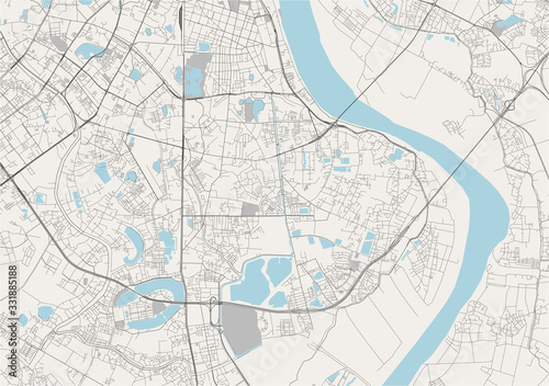 Stadtkarten von Hanoi - Poster und Plakate | Online kaufen bei ...