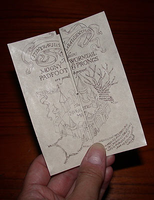 Year Six at Hogwarts - The Marauders Map