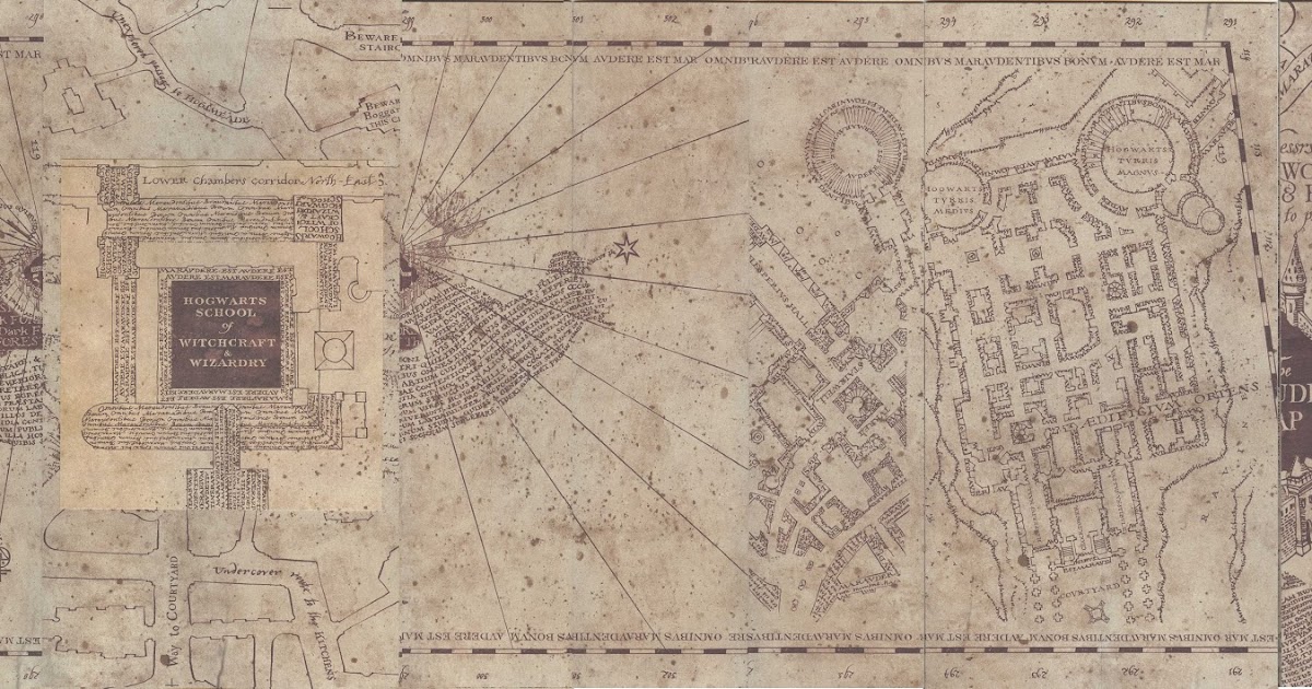 Harry Potter Paraphernalia: Marauders Map: Inside and Outside