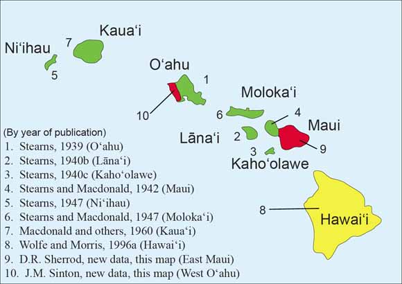 printable map hawaiian islands