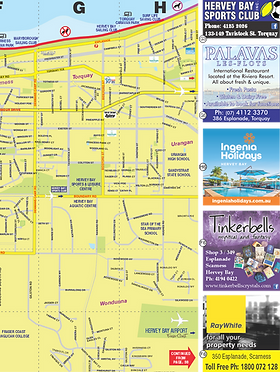 printable map hervey bay