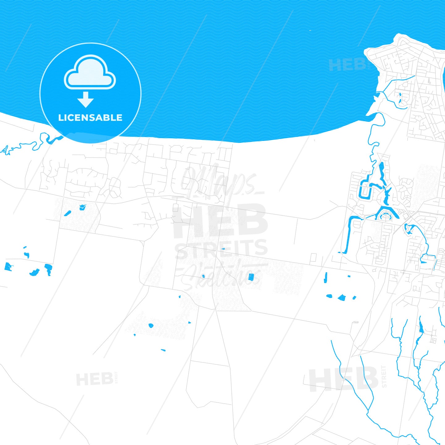 printable map hervey bay