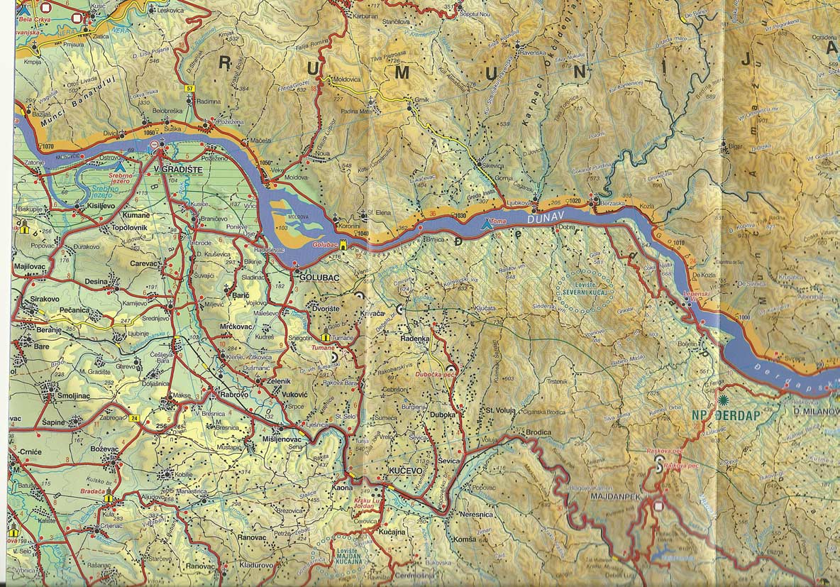 Mountain Maps - Wanderkarten Osteuropa: Albanien, Bulgarien ...