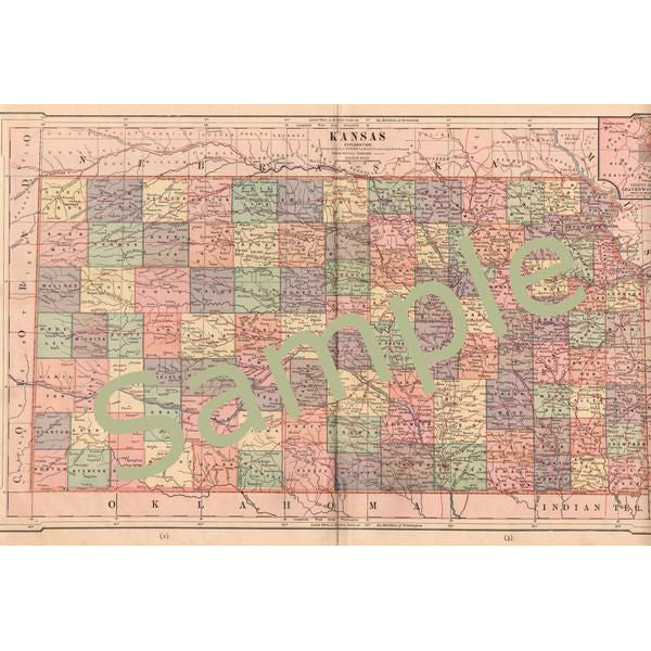 printable map kansas