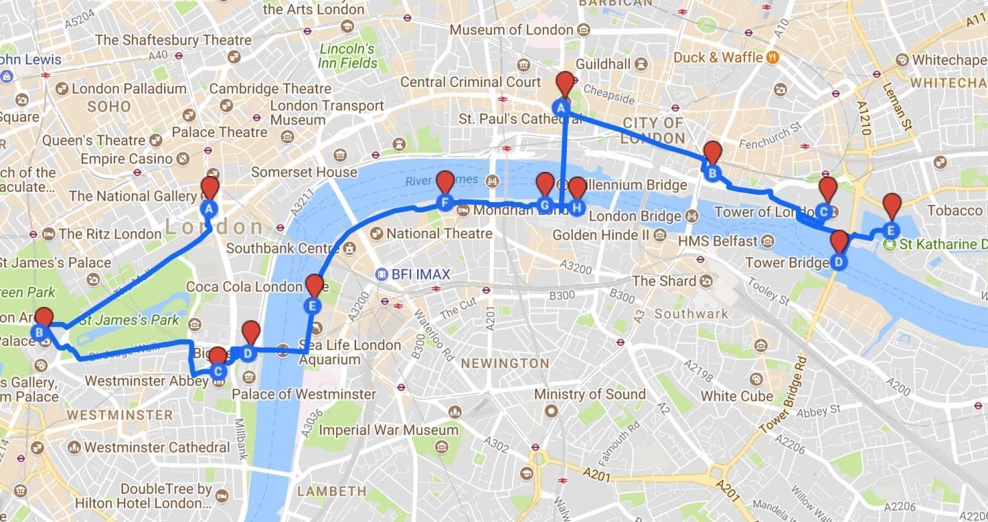 This Is (Possibly) The Most Efficient London Sightseeing Tour