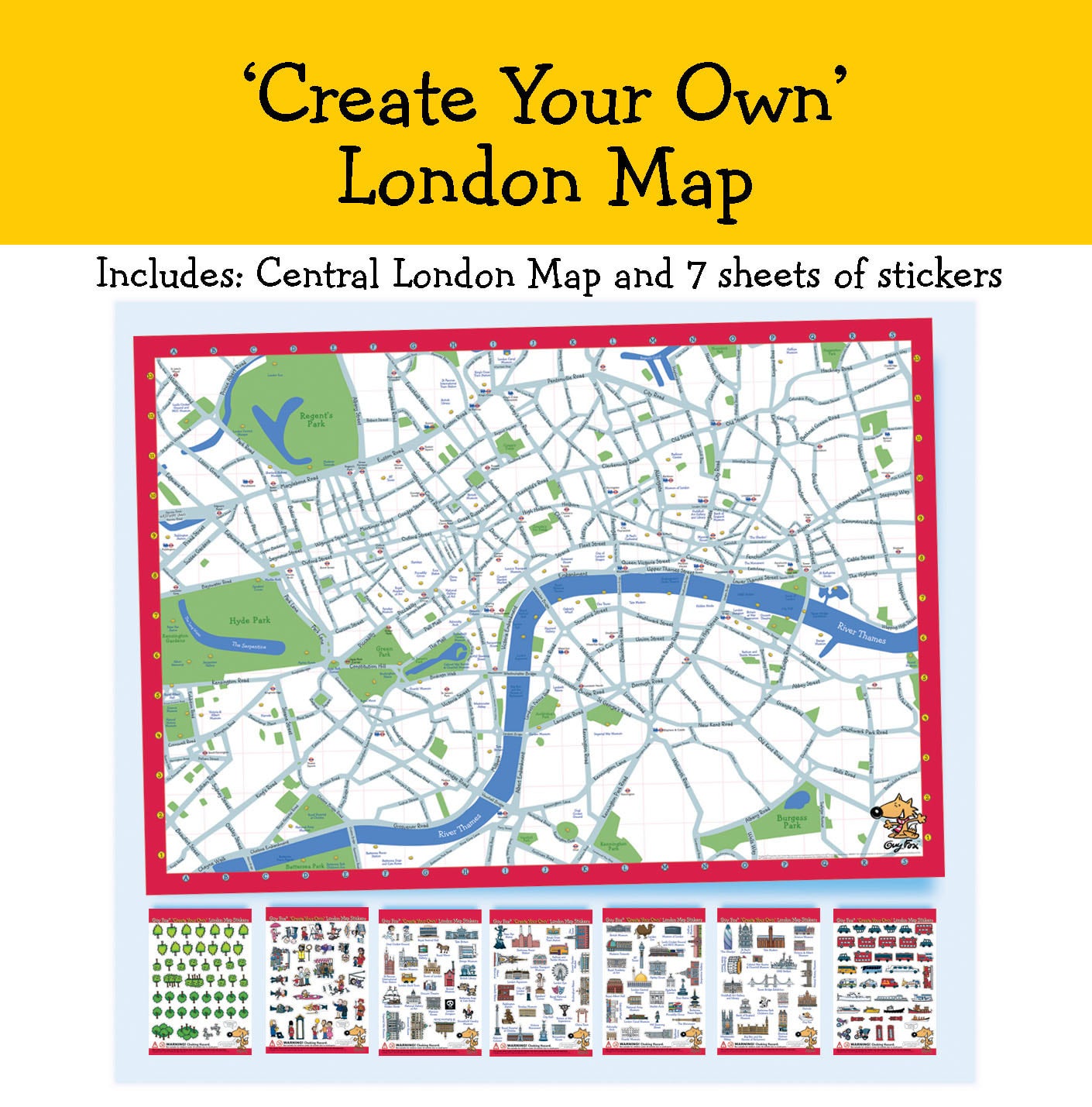 London Maps Top Tourist Attractions Free Printable City 