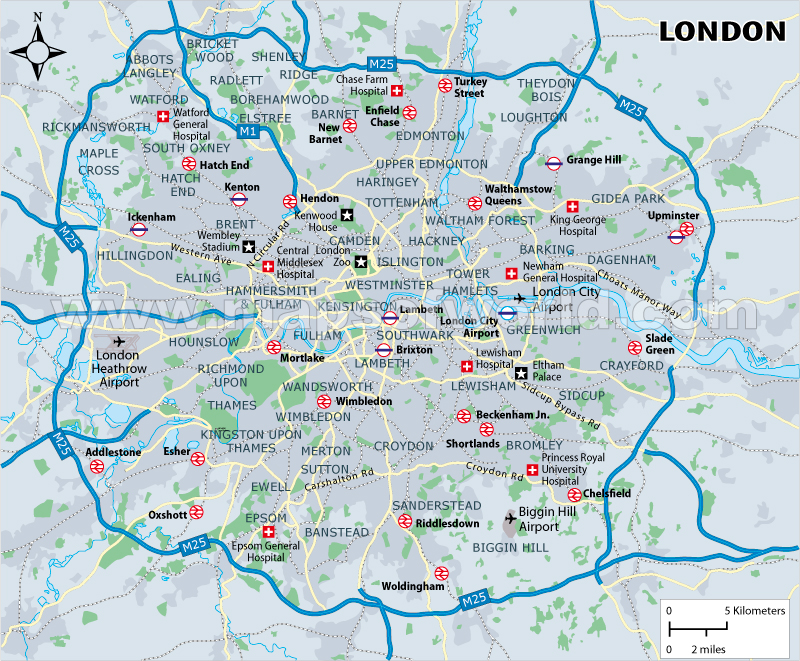 PAC-UK | London Map
