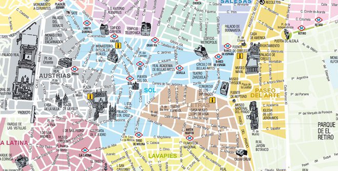 printable map madrid