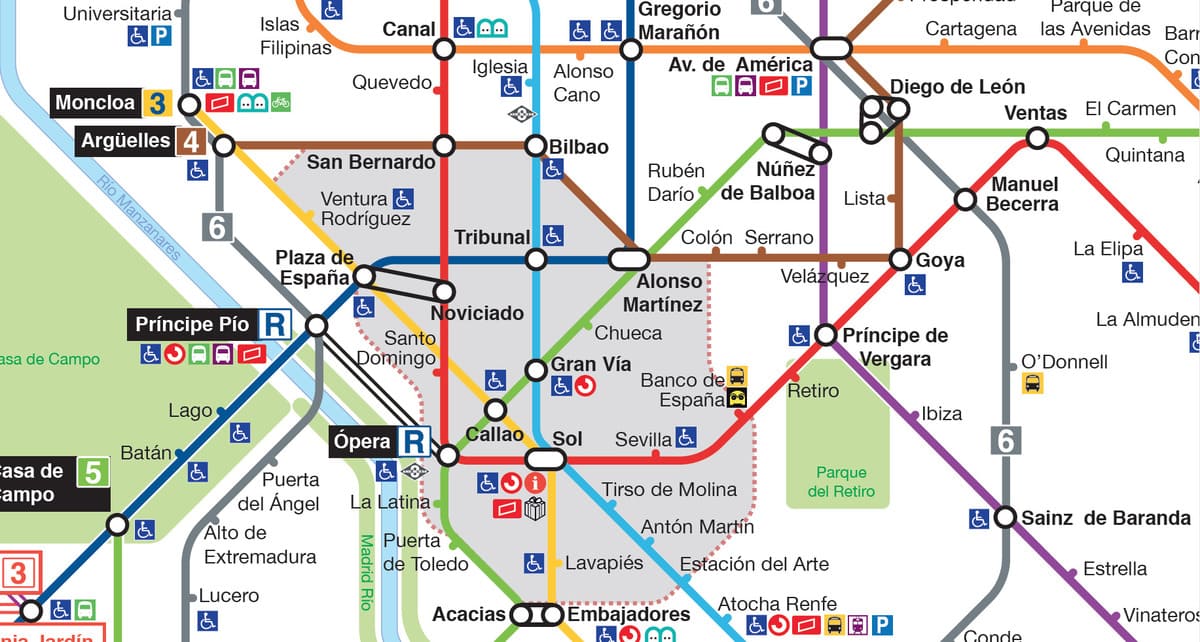Download your Madrid subway map (2024) - Madrid Traveller