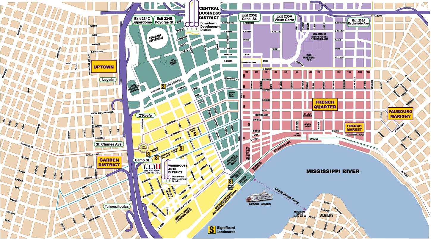 printable map new orleans