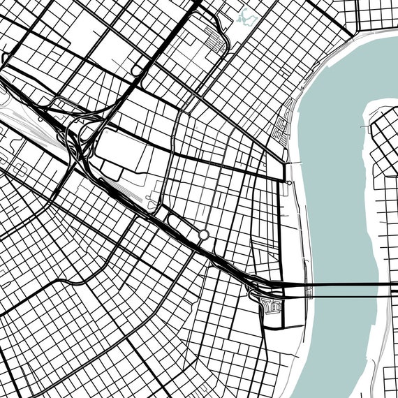 printable map new orleans