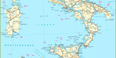 printable map northern italy