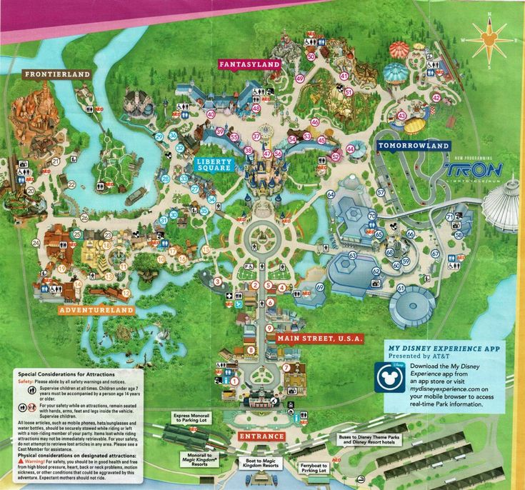 2024 Magic Kingdom Map - Walt Disney World