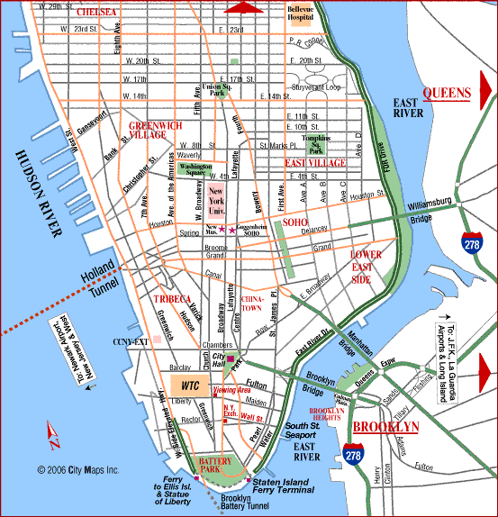 printable map of downtown manhattan