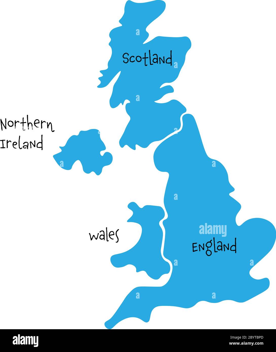 printable map of great britain and ireland