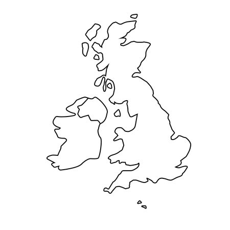 printable map of great britain and ireland