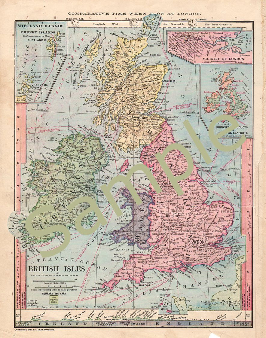 printable map of great britain and ireland