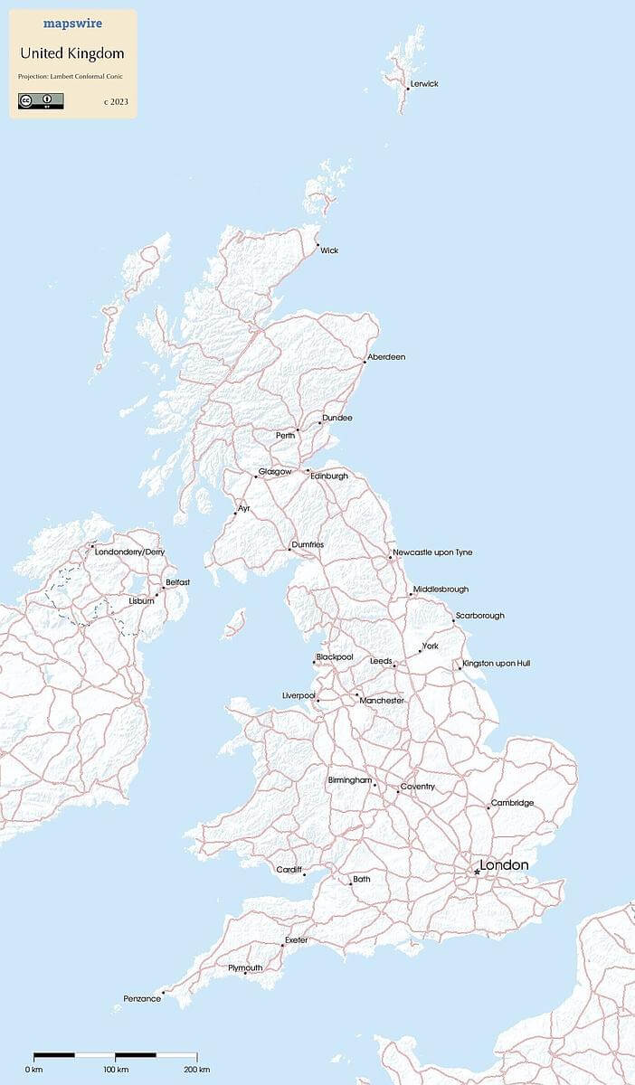 printable map of great britain and ireland
