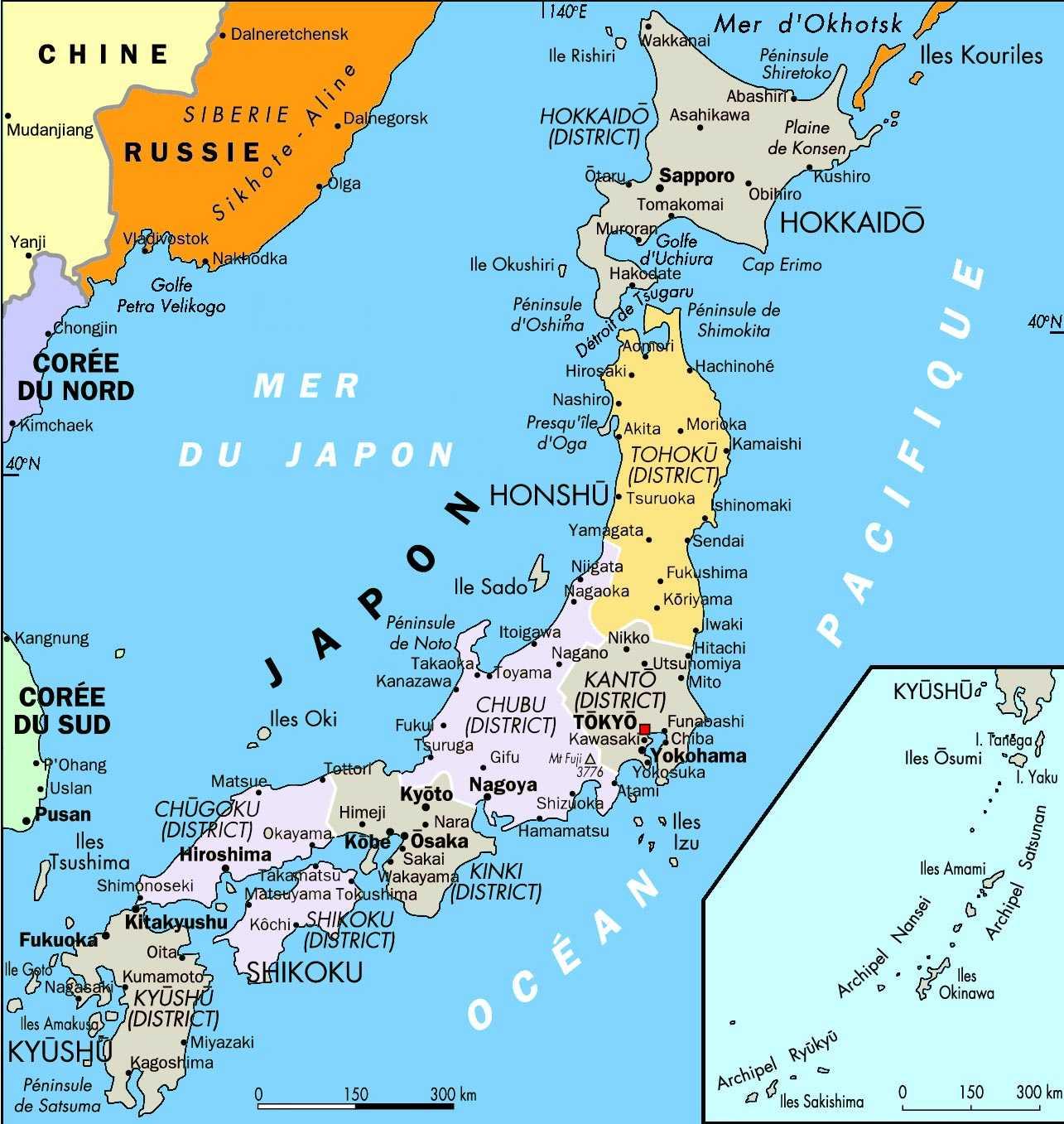 Map of Japan: offline map and detailed map of Japan