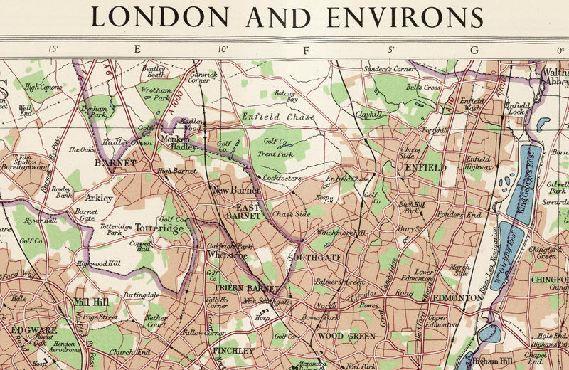 printable map of london uk