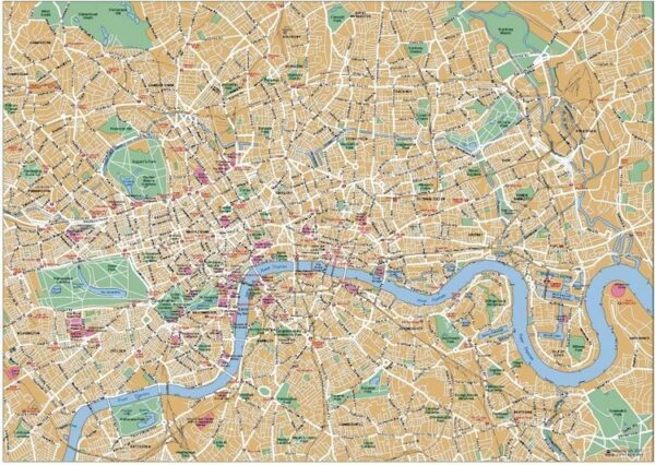 london-downtown-map-digital-maps-netmaps-uk-vector-eps-wall-maps-worksheets-library for Free Printable Map Of London Pdf London downtown map | Digital Maps. Netmaps UK Vector Eps & Wall Maps - Worksheets Library for Free Printable Map Of London Pdf