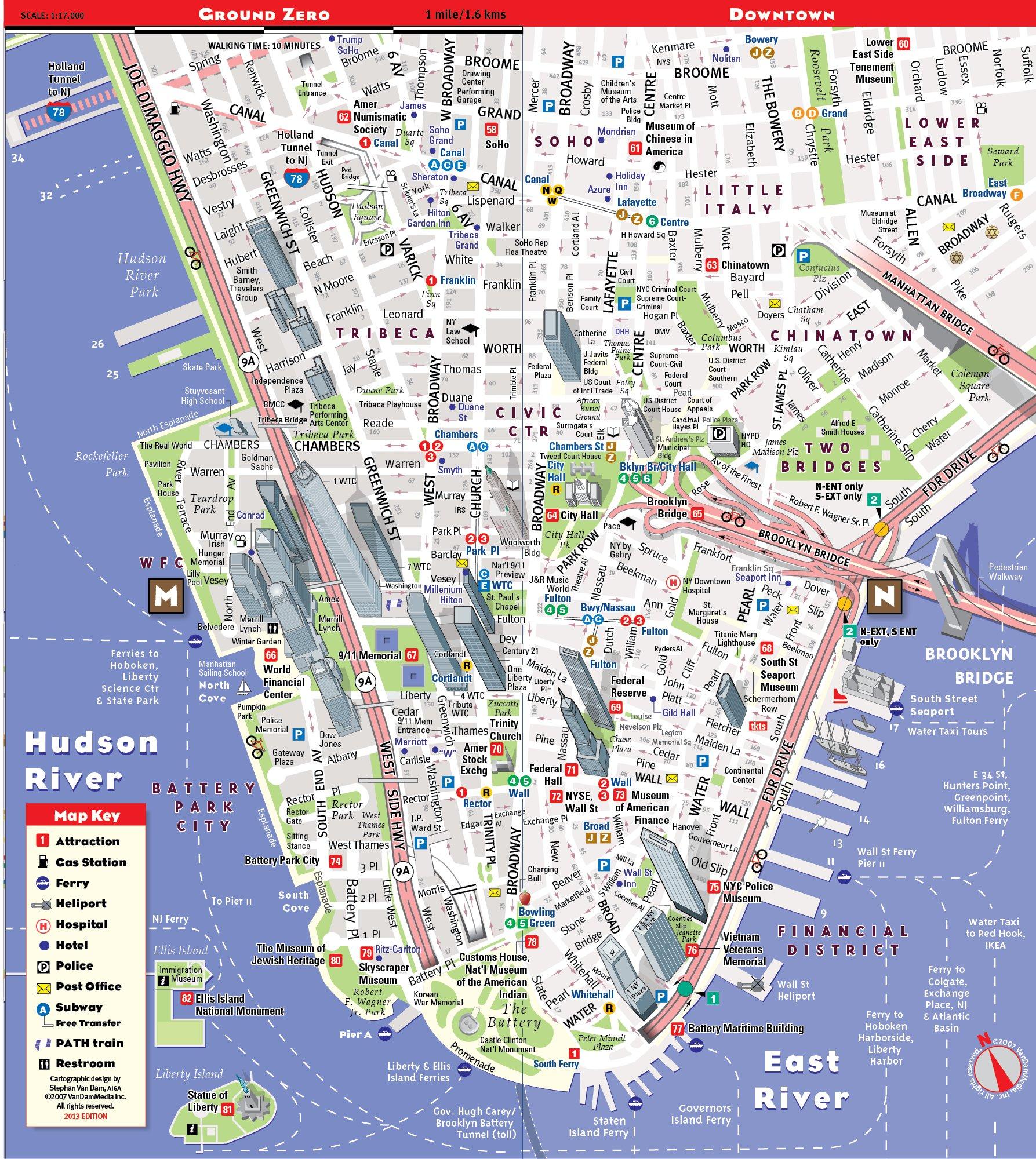 printable map of manhattan new york