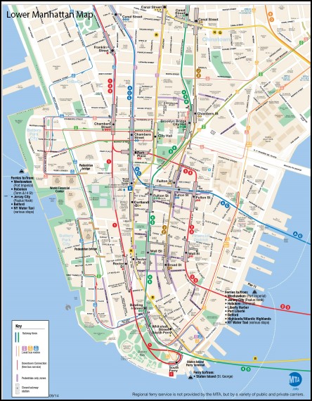 printable map of manhattan with attractions