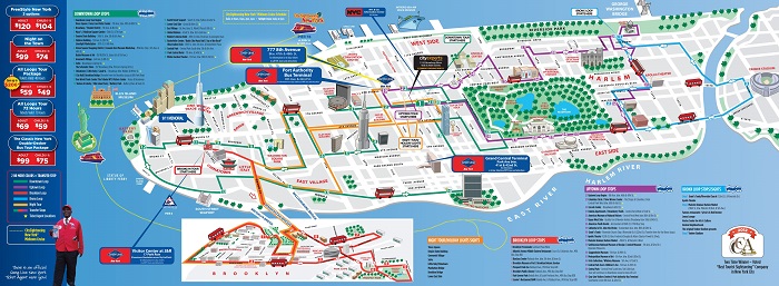 printable map of manhattan with attractions