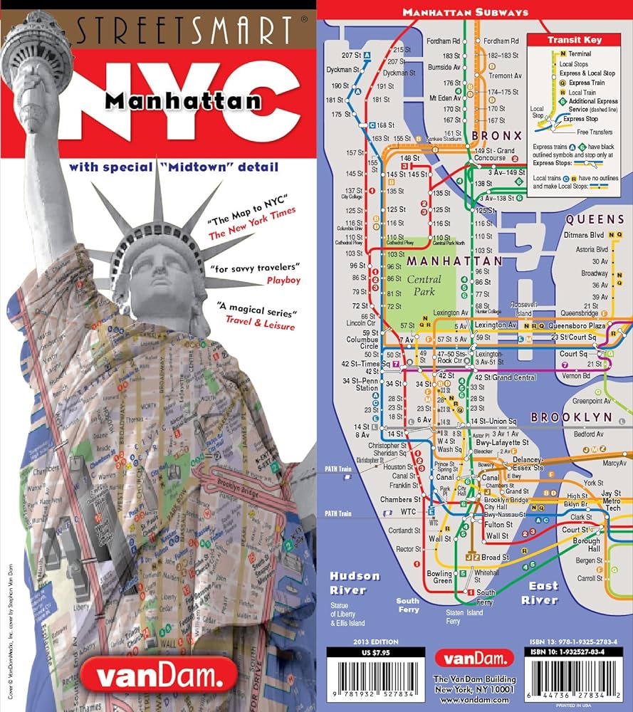 printable map of manhattan with landmarks