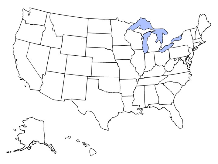 printable map of southeast united states