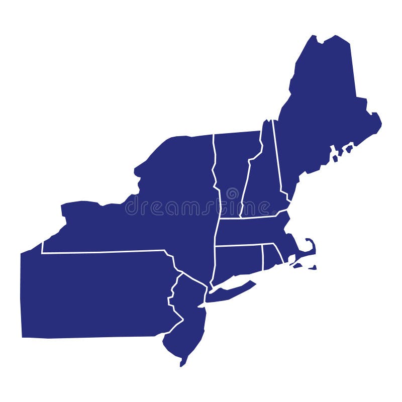 printable map of the northeastern united states