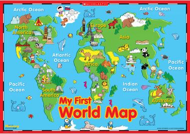 printable map of the world for students