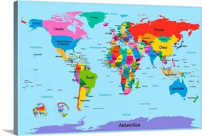 printable map of the world with countries