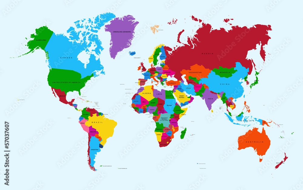 printable map of the world with countries