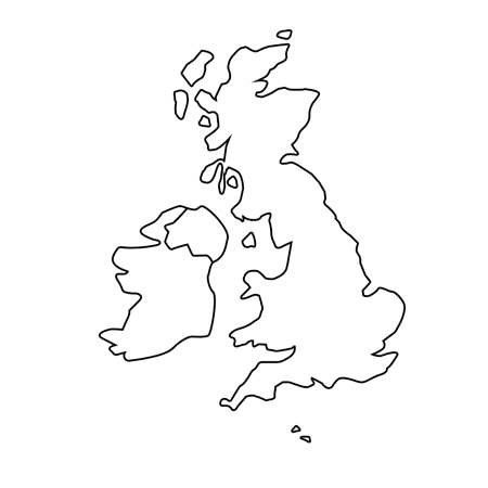 printable map of uk and ireland