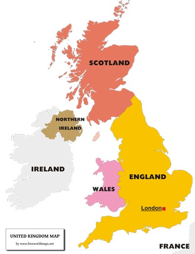 printable map of uk and ireland
