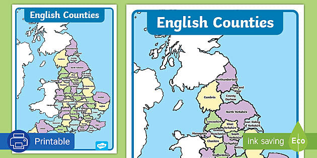 printable map of uk cities and counties