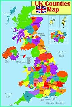 printable map of uk cities and counties