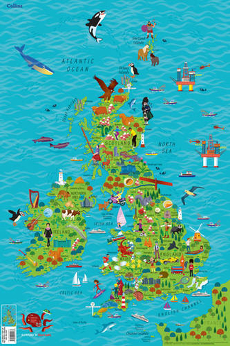 printable map of uk ks1