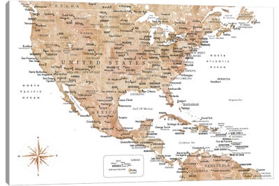 printable map of united states and caribbean