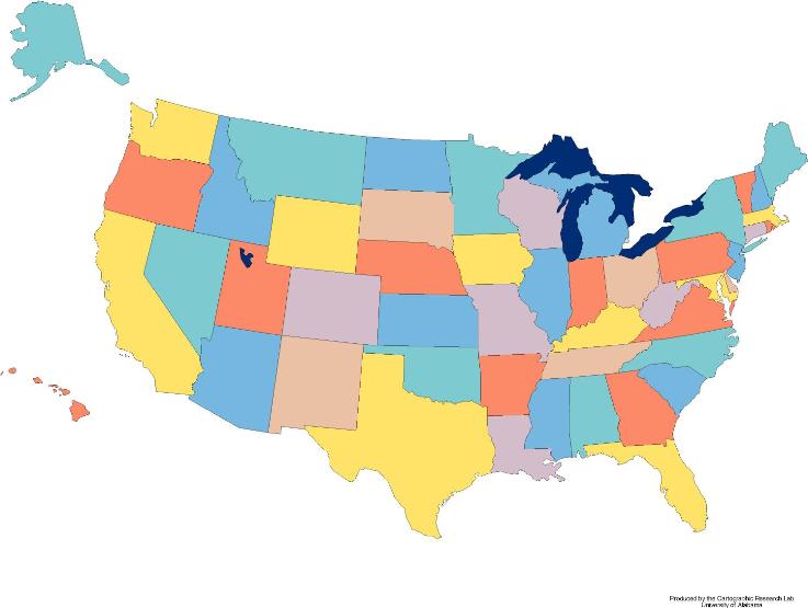 printable map of us to color