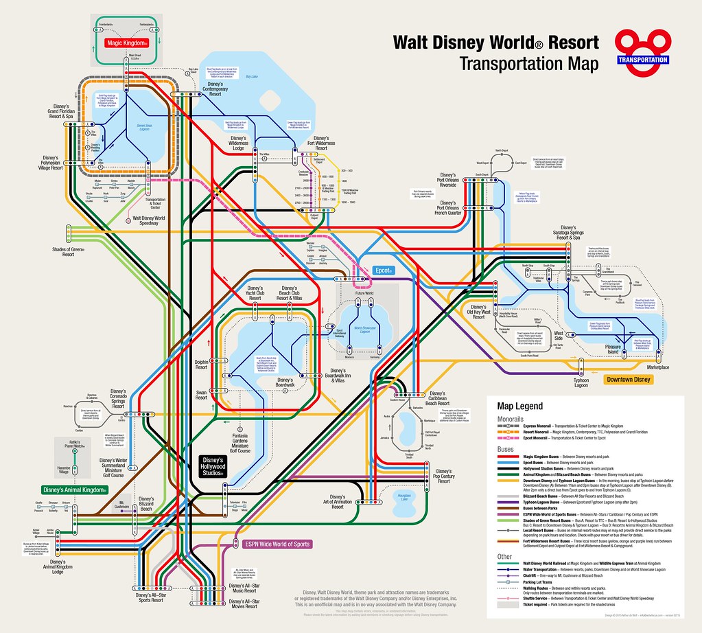printable map of walt disney world resorts