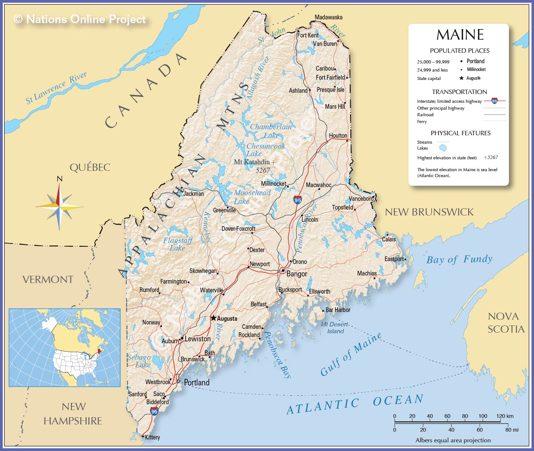 printable map portland maine