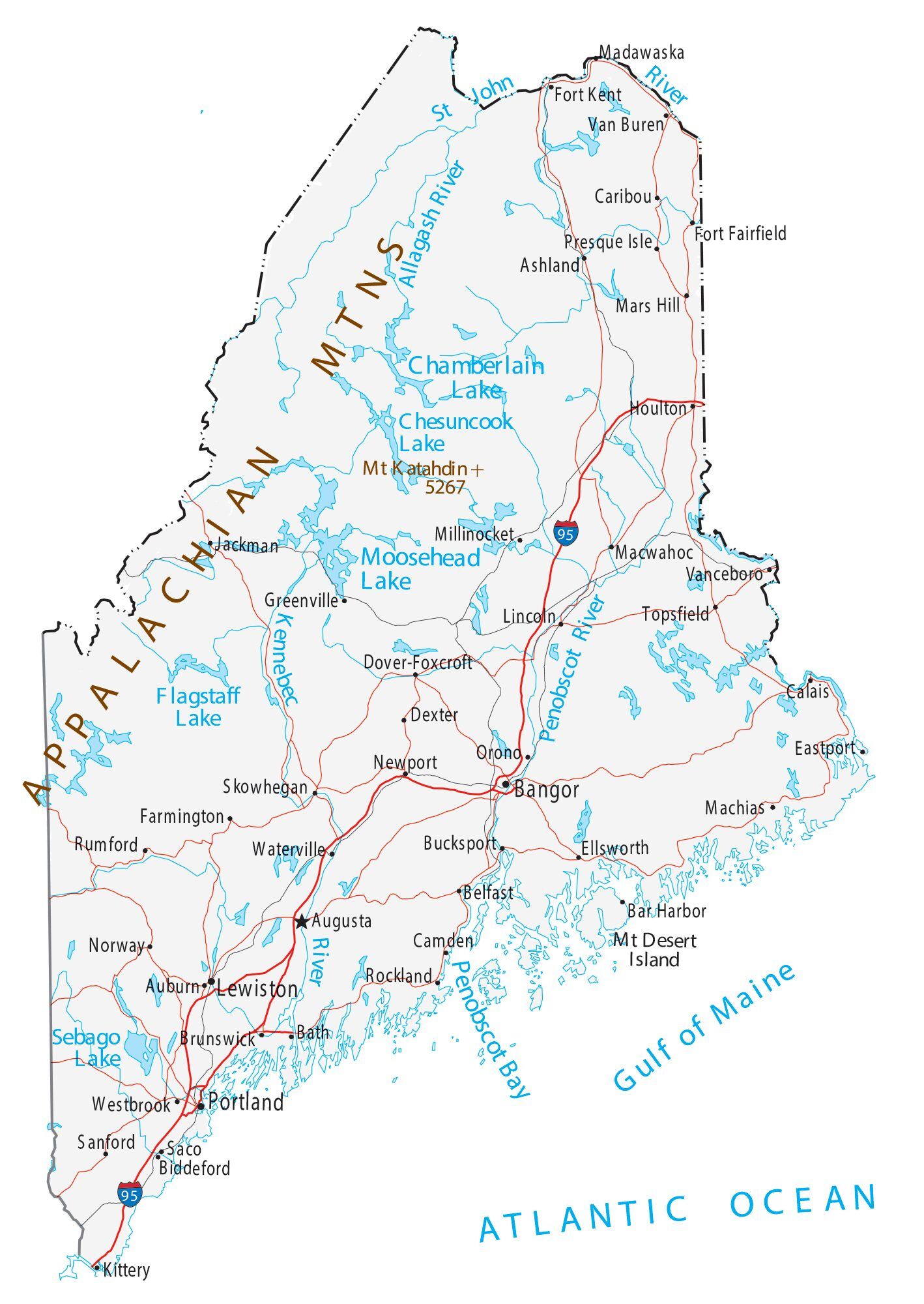 printable map portland maine