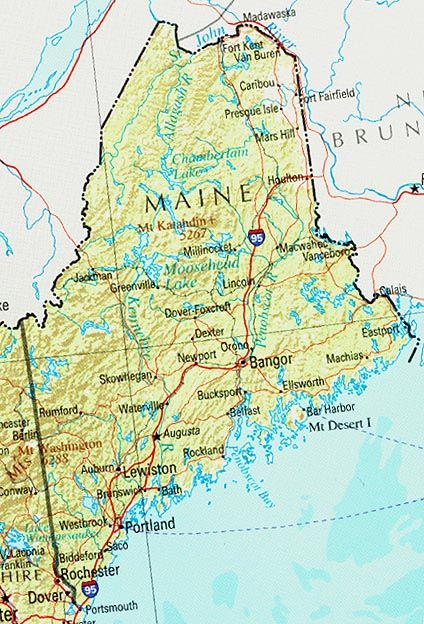 printable map portland maine