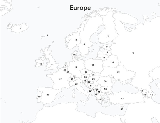 printable map quiz