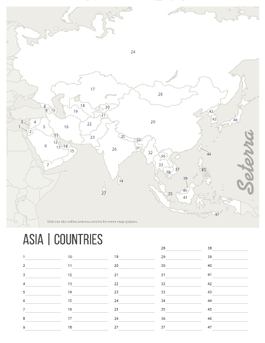 printable map quiz